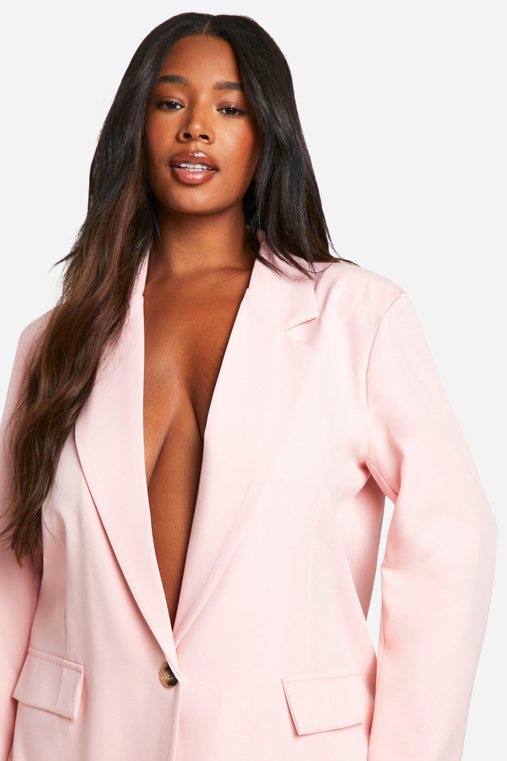 Plus Oversized Relaxed Fit Blazer boohoo FI